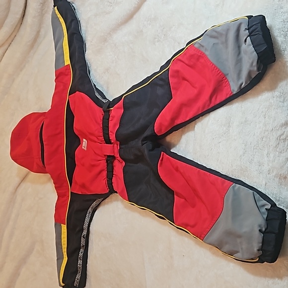 OBERMEYER VINTAGE KIDS Boy SKI SNOW SUIT RED-Black SIZE 4 preschool - Picture 5 of 12